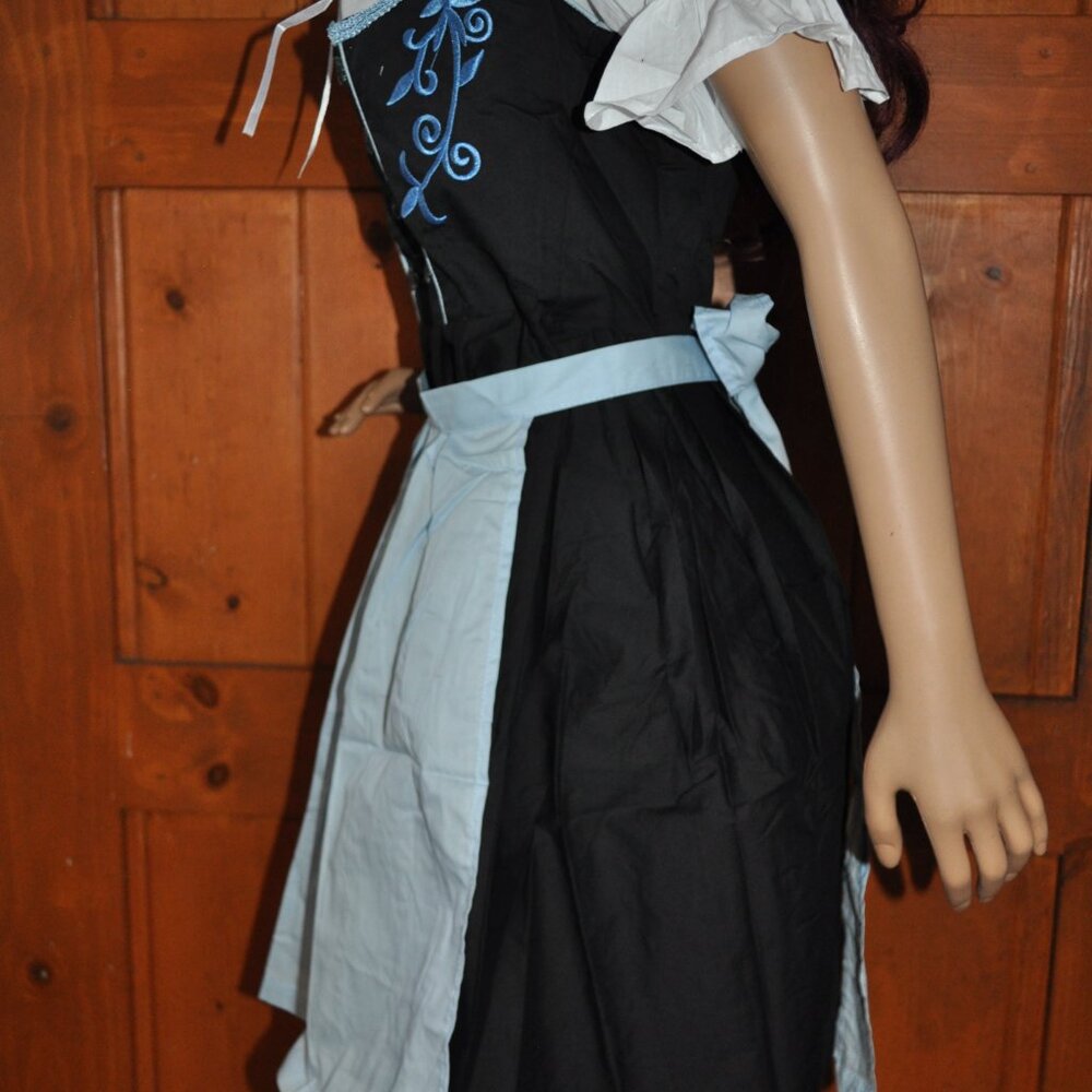 GloryStar Women's German Dirndl Dress Traditional Bavarian Beer Garden Oktoberfe - Picture 5 of 7